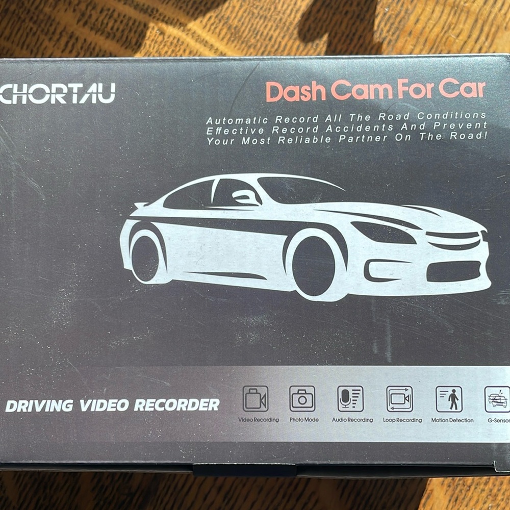 Dash Cam for car. New in package